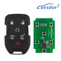 LONSDOR CL30-11 Remote Key 6 Buttons Supports ID46 ID49 ID4A 315MHz 433.92MHZ for Chevrolet