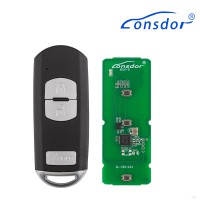 LONSDOR MZ30-26 Remote Key 3 Buttons Supports ID49 315MHz 433.92MHz for Mazda