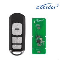 LONSDOR MZ30-23 Remote Key 4 Buttons Supports ID49 315MHz 433.92MHz for Mazda