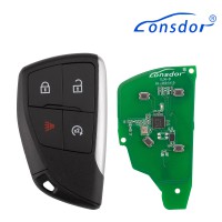 LONSDOR CL30-21 Remote Key 4 Buttons Supports ID46 ID49 ID4A 315MHz 433.92MHZ for Chevrolet
