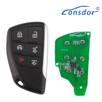 LONSDOR CL30-2A Remote Key 6 Buttons Supports ID46 ID49 ID4A 315MHz 433.92MHZ for Chevrolet
