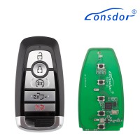 LONSDOR FO3H-0D High Frequency Remote Key 5 Buttons for Ford Supports ID46 ID49, 868/902MHZ