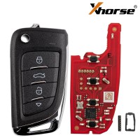 XHORSE XKM820EN M8 Flat Style 2nd Generation Wired Key Remote 5pcs/Lot