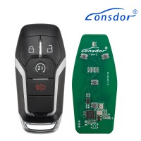 LONSDOR FO3H Series Smart Key FO3H-16 Supports ID46 ID49 High Frequency 902/868MHZ 4 Buttons for Ford