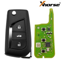 XHROSE XETO00EN FENG.T Style Super Remote Key Foldable 3 Buttons 5PCS