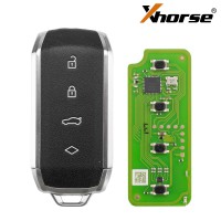 XHORSE XSMS01EN MS.RT Leather-Grain XM38 Smart Key 4 Buttons
