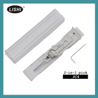 LISHI SC4-L Civilian Tool (Reverse Handing) 2-in-1 Pick & Decoder for 6-Pin Schlage Keyway