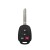 XHORSE XKTO06EN Wired Universal Remote Key Toyota Style Flat 4 Buttons for VVDI VVDI2 Key Tool English Version 5 pcs/lot