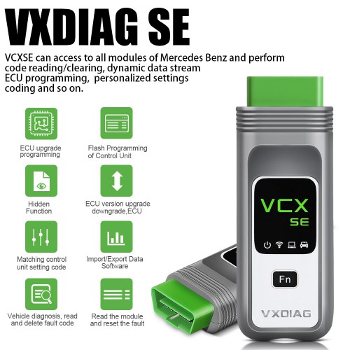 2021.3 VXDIAG VCX SE For Benz Support Offline Coding/Remote Diagnosis VCX SE DoiP with Free Donet Authorization & 500GB HDD