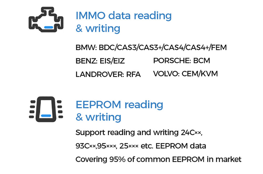 xhorse mini prog immo data reading and writing