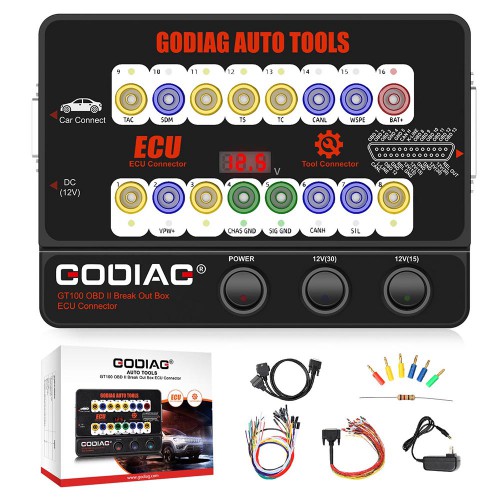 GODIAG GT100 Breakout Box ECU Tool with BMW CAS4 CAS4+ and FEM/BDC Test Platform