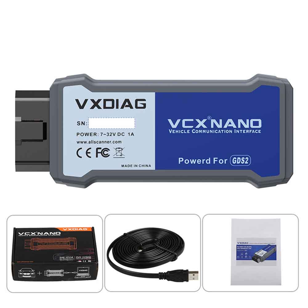 VXDIAGVCX NANO for GM/OPEL GDS2 Diagnostic Tool