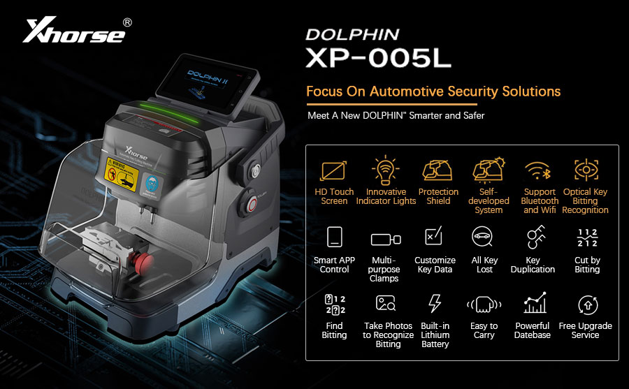  Xhorse Dolphin XP-005L Dolphin 2 Key Cutting Machine
