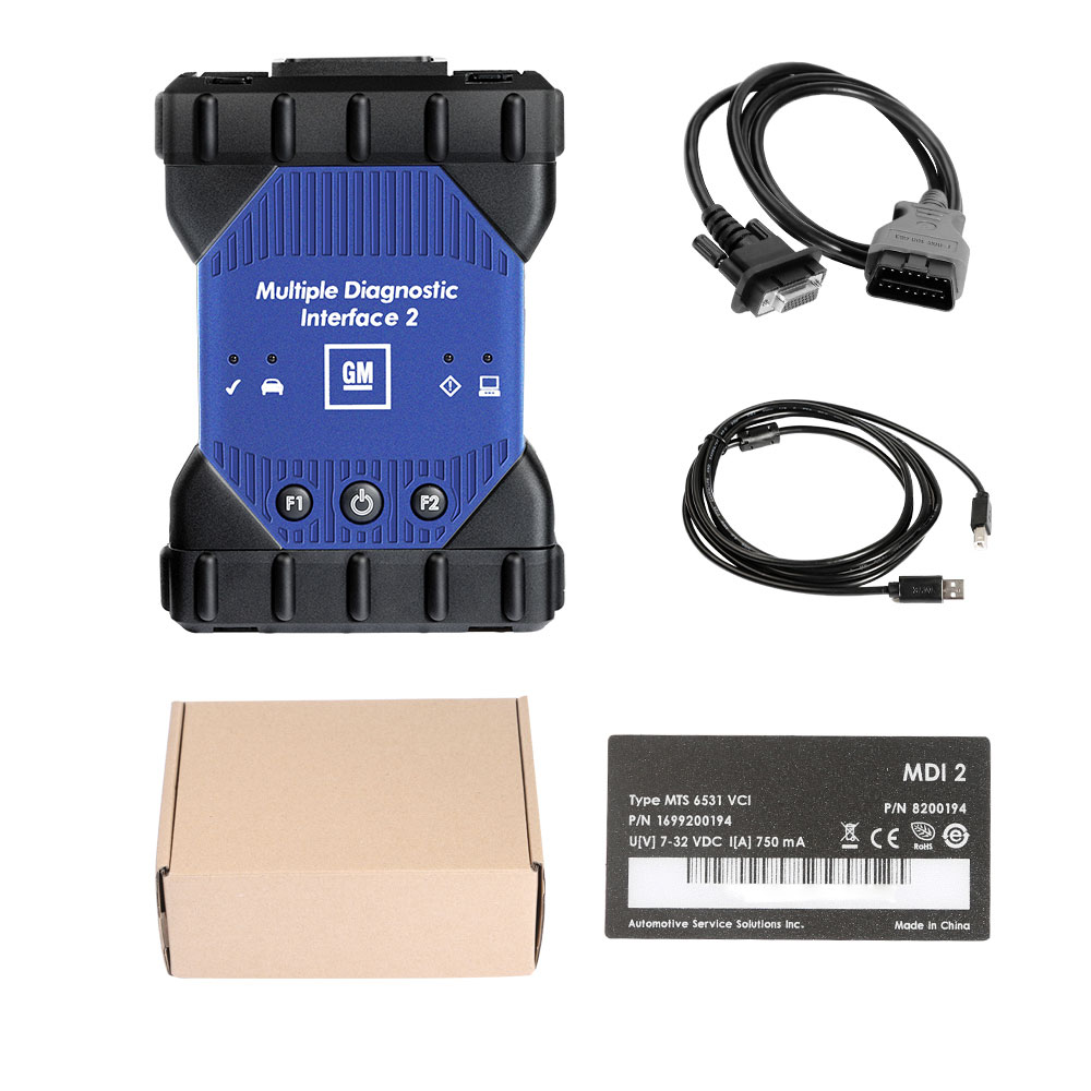 WIFI GM MDI 2 Multiple Diagnostic Interface with V2022.8.0 GDS2 Tech2Win Software Sata HDD