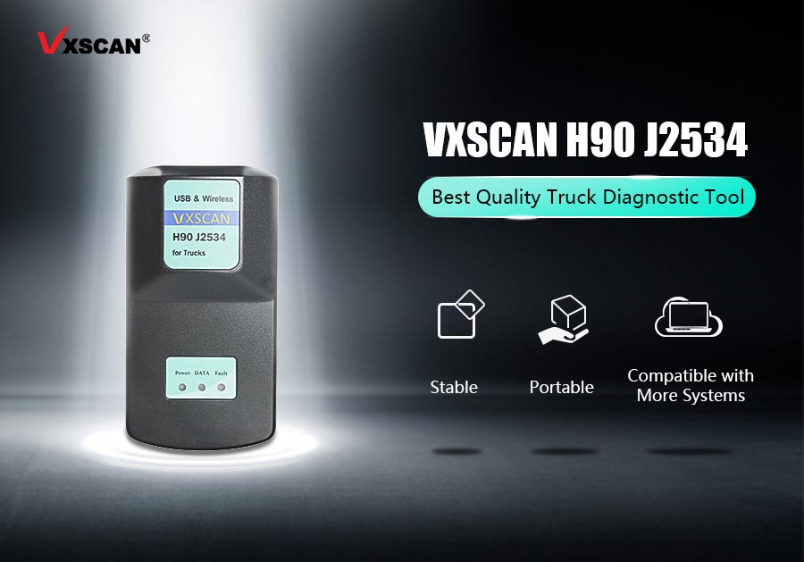 VXSCAN H90 J2534 Truck Diagnostic Tool 