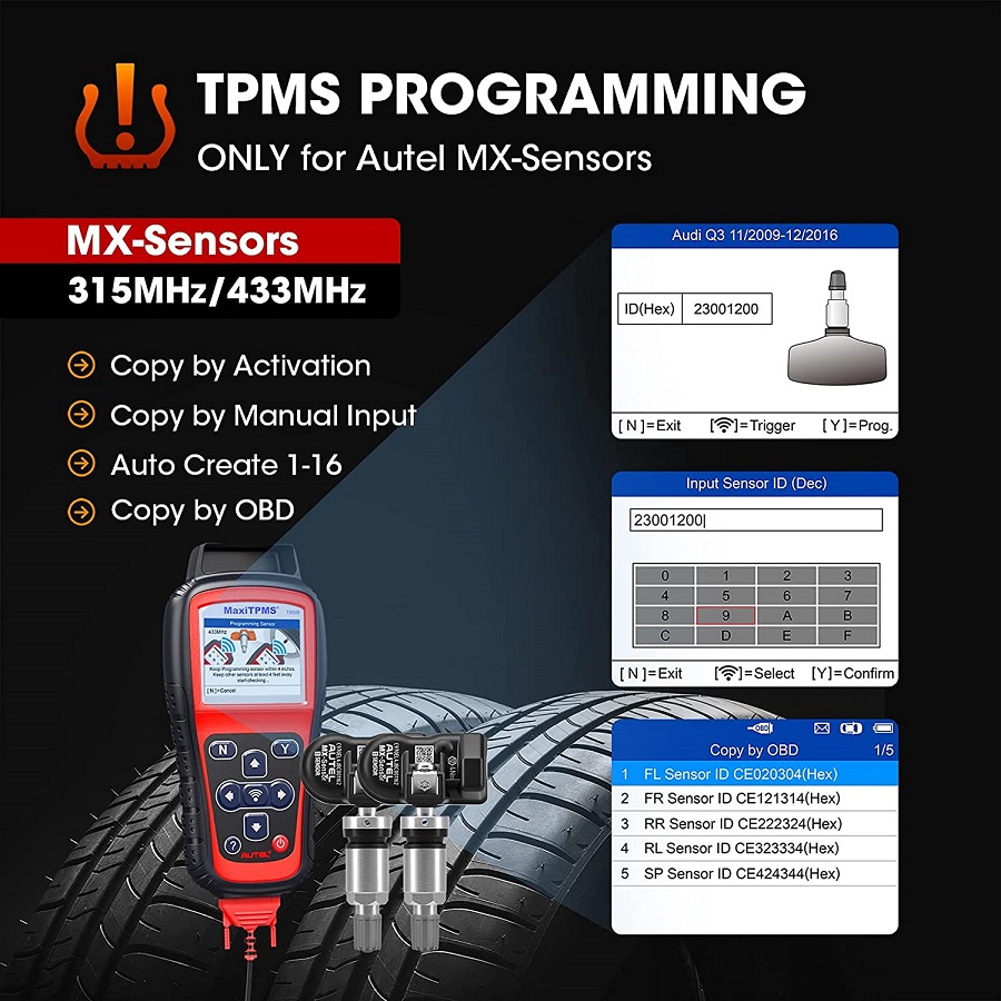 Autel MaxiTPMS TS508 TPMS Relearn Tool 