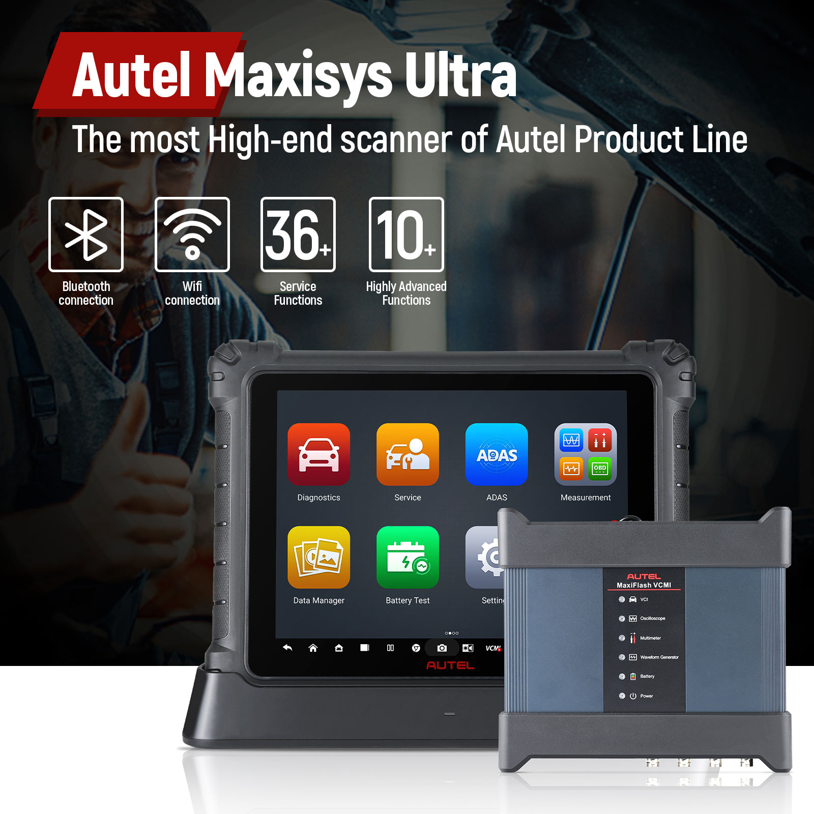Original Autel Maxisys Ultra Automotive Full Systems Diagnostic Tool