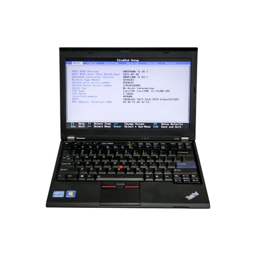 Super MB Pro M6 Full Version with V2023.3 MB Star Diagnosis XENTRY Software SSD Installed on 4 GB Lenovo X220 I5 for Direct Use