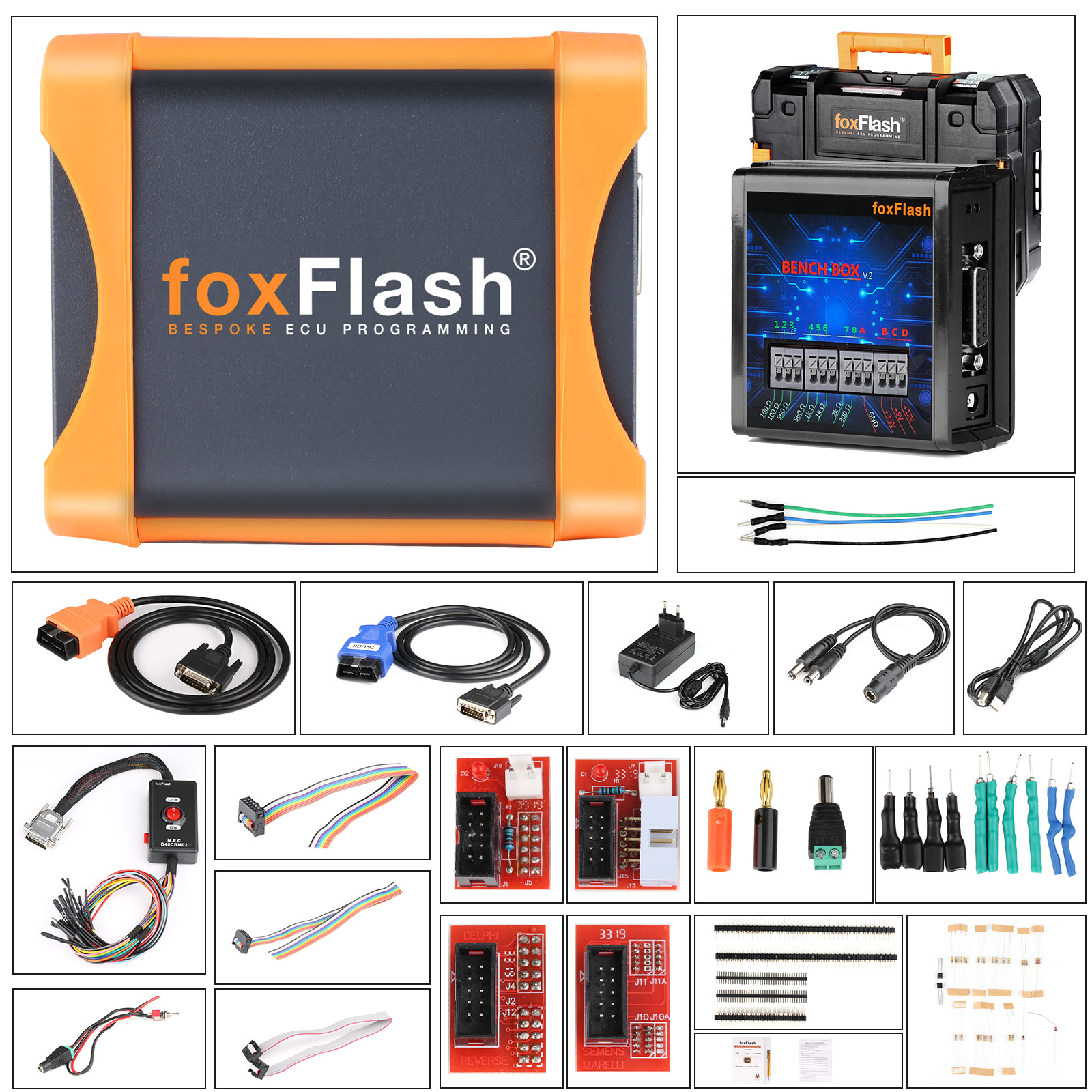 2023 FoxFlash Super Strong ECU TCU Clone und Chiptuning Tool Send 4 gifts
