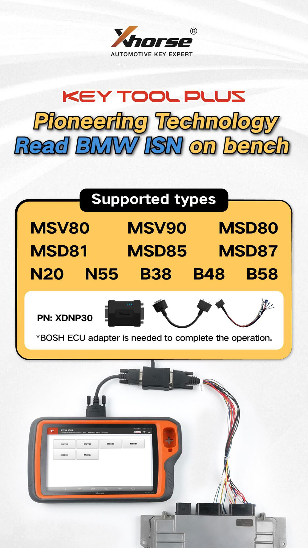 Xhorse BMW ISN Reading License for VVDI Key Tool Plus Pad and MINI Prog 