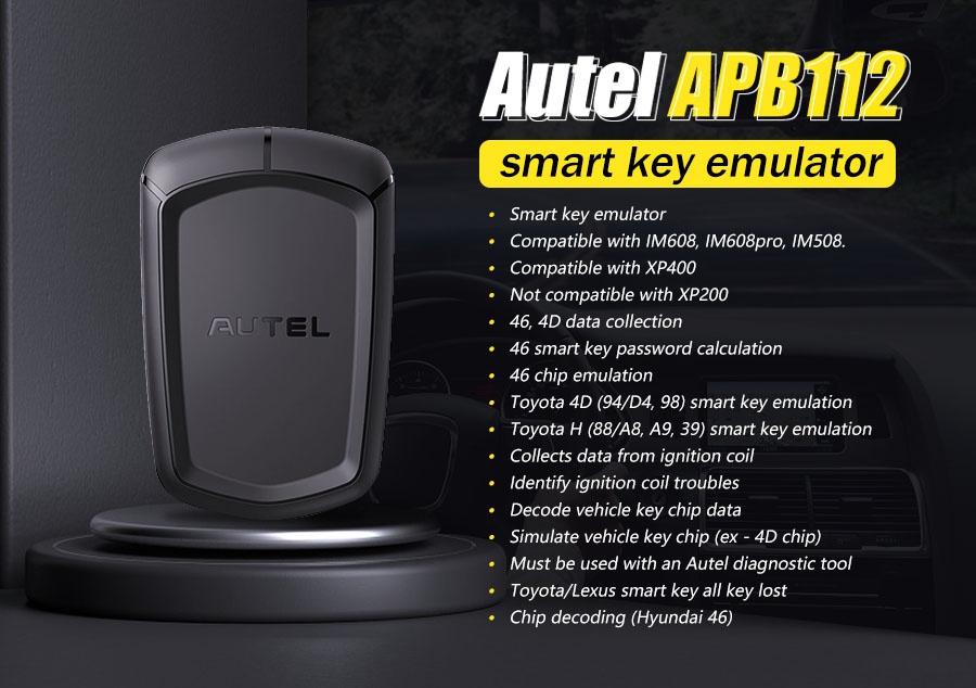 Autel APB112 Functions
