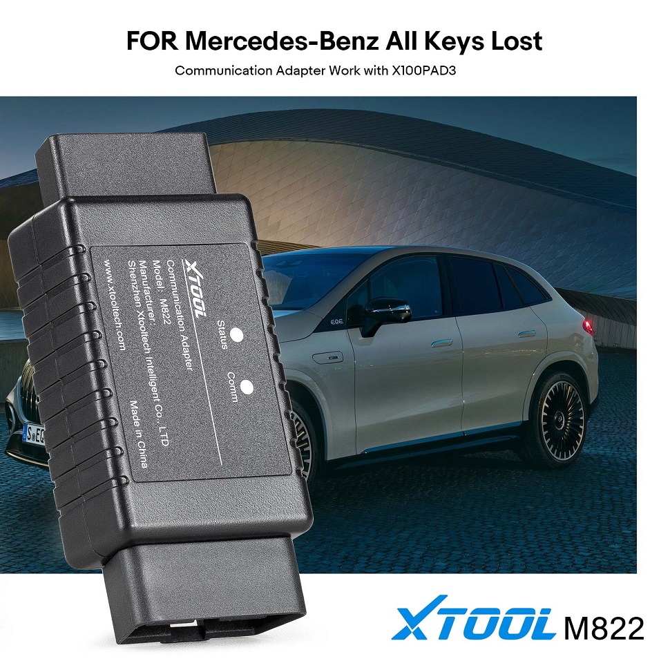 XTOOL M821 Adapter Benz All Keys Lost Fast Calculation Adapter