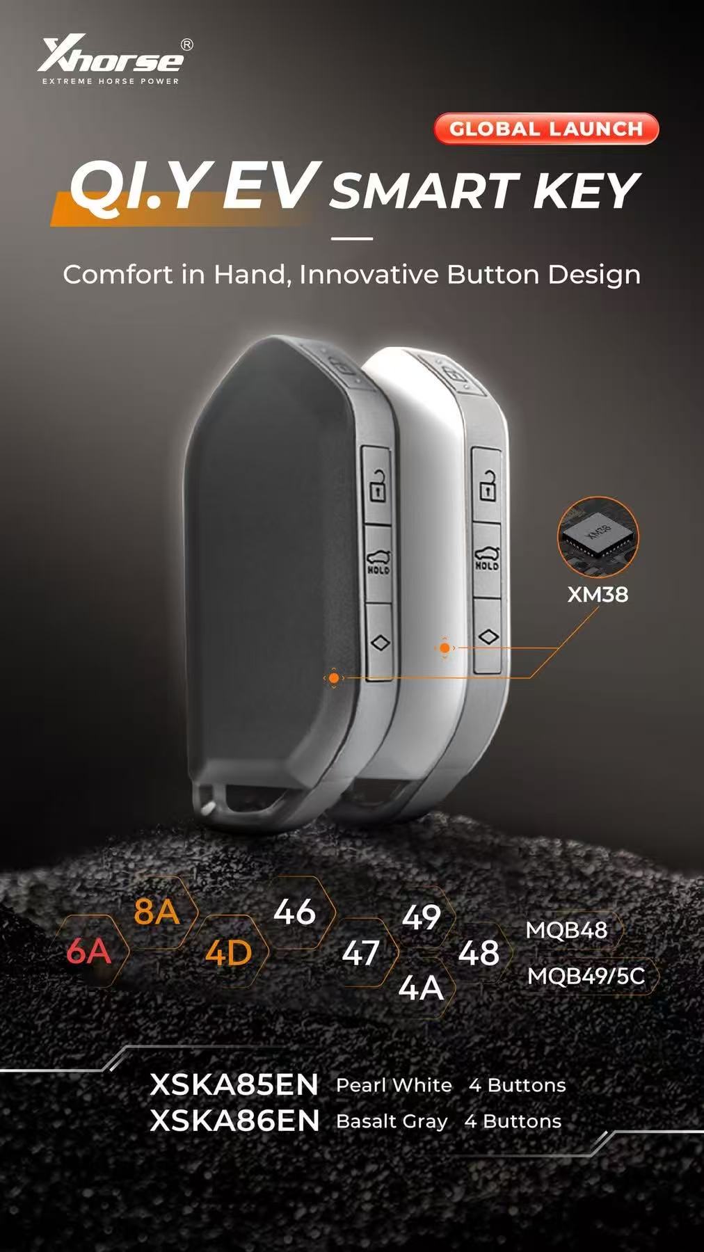 XHORSE XSKA86EN  smart remote