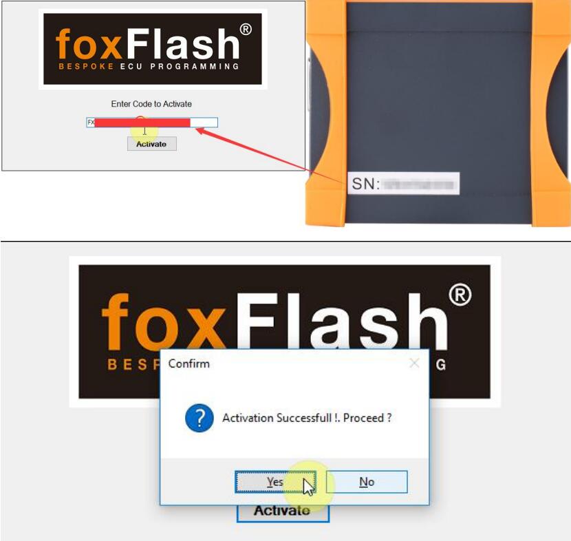 install foxflash ecu software 3